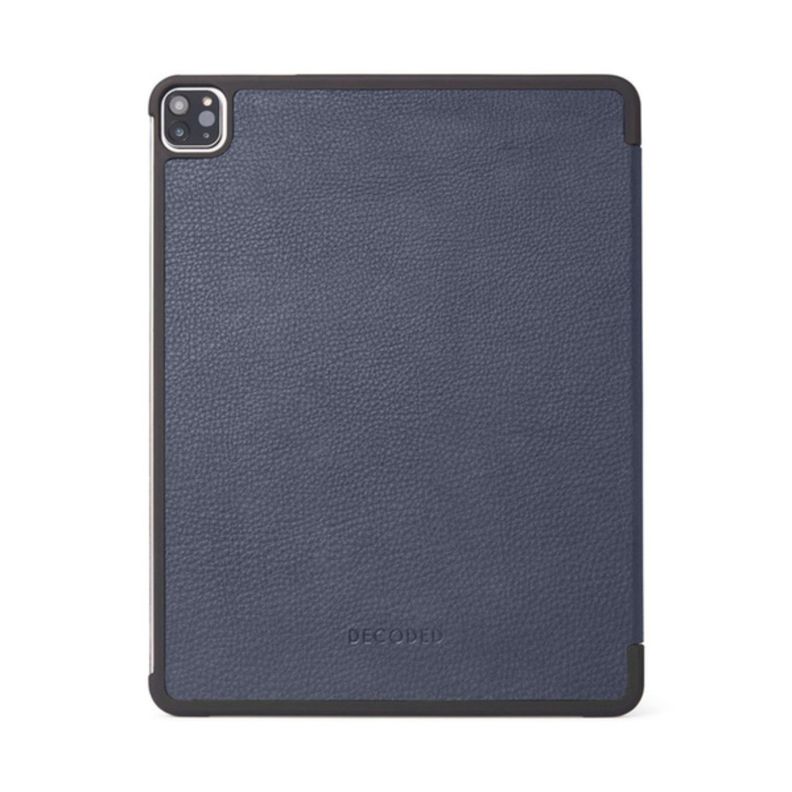 Funda folio cuero para iPad Air 4/5 y iPad Pro Decoded Azul-2