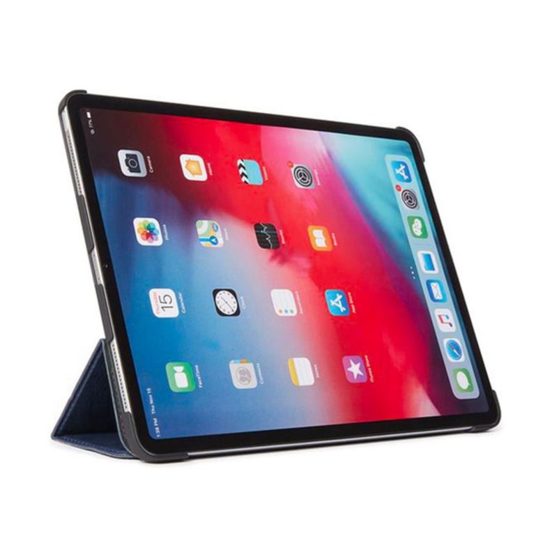 Funda folio cuero para iPad Air 4/5 y iPad Pro Decoded Azul-3
