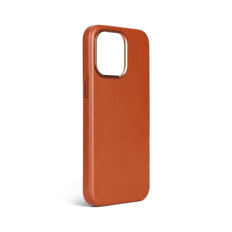 Funda cuero Backcover con MagSafe iPhone 15 Pro Decoded Café-5