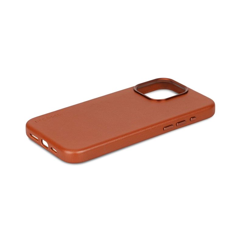 Funda cuero Backcover con MagSafe iPhone 15 Pro Decoded Café-6