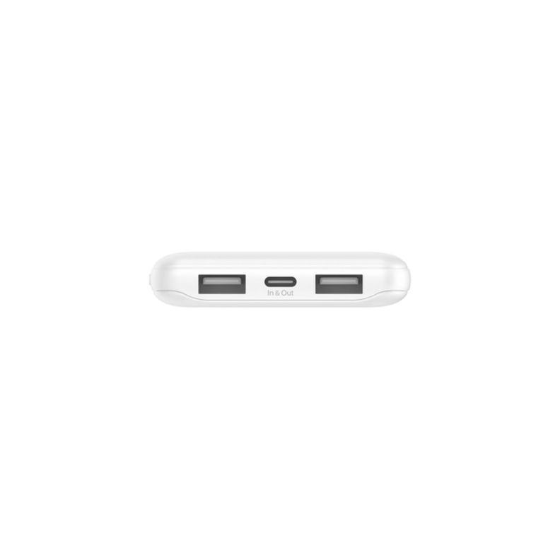 Batería Portátil 10.000 mAh USB-A y USB-C 15W Belkin Blanco-2