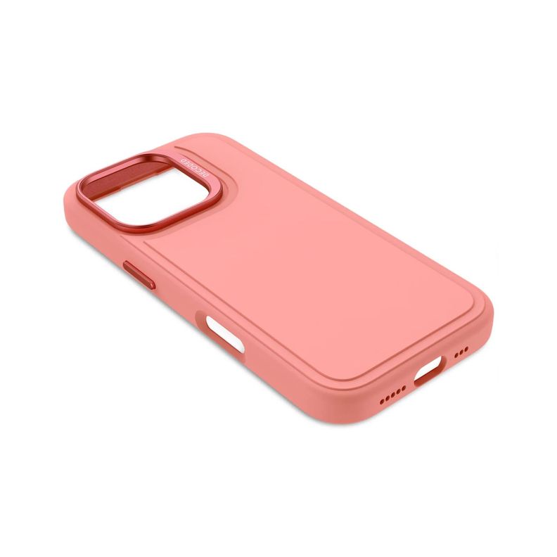 Funda silicona stacks Magsafe iPhone 16 Pro Max Rosado-6