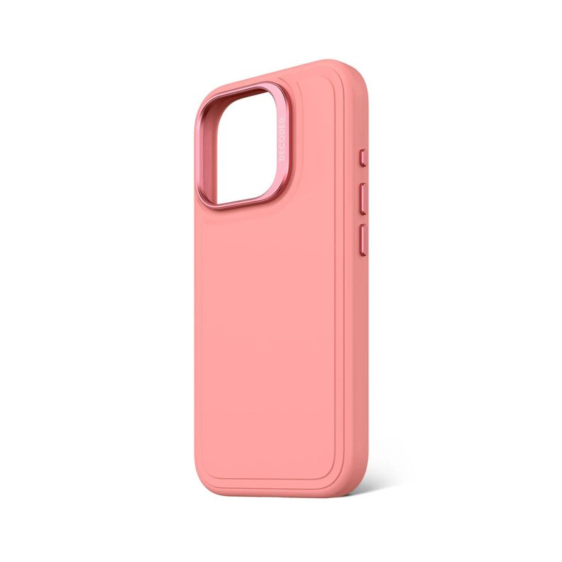 Funda silicona stacks Magsafe iPhone 16 Pro Max Rosado-7