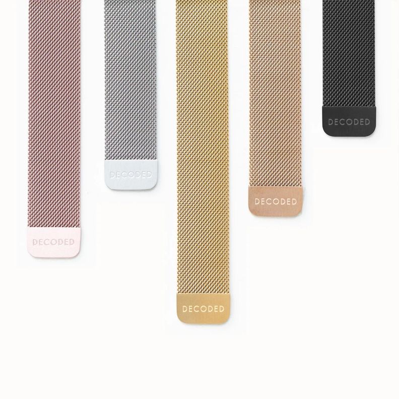 Banda para Apple Watch 40/41 mm Milan Magnética Loop Rosada-3