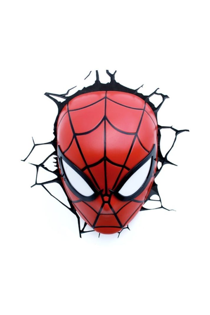 Lámpara Mural 3D Spiderman Cara-2