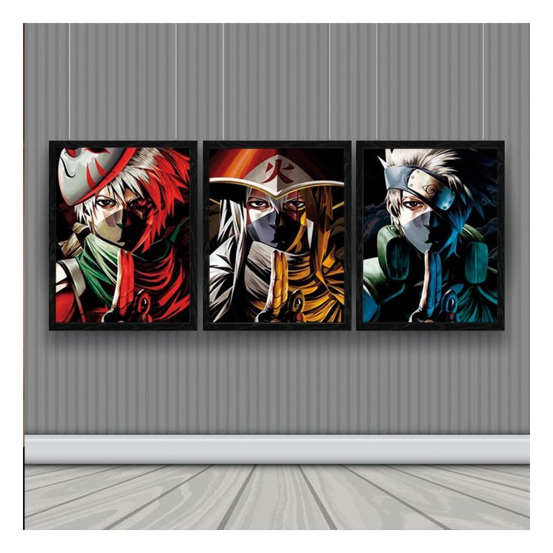 Kakashi Cuadro 3D Efecto Lenticular 3 imagenes en 1-1