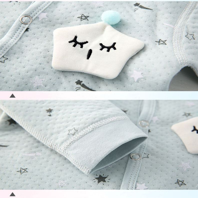 Pack Ajuar Bebé Ropa Algodón 24 Piezas Celeste Lubabycas-5