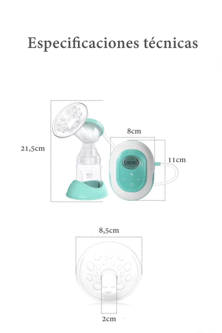 Extractor De Leche Eléctrico 9 Niveles Inalambrico Lubabycas-7