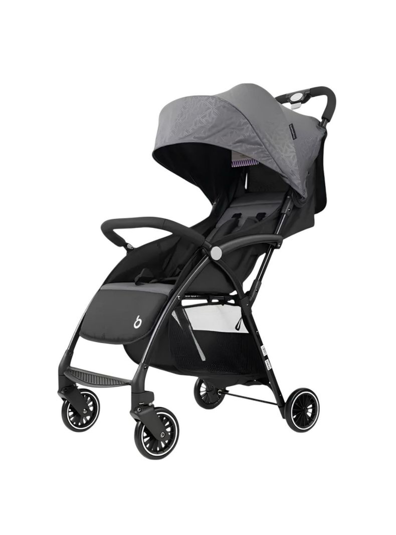 Coche De Paseo Ultra Compacto Liviano Viena Gris LuBabycas