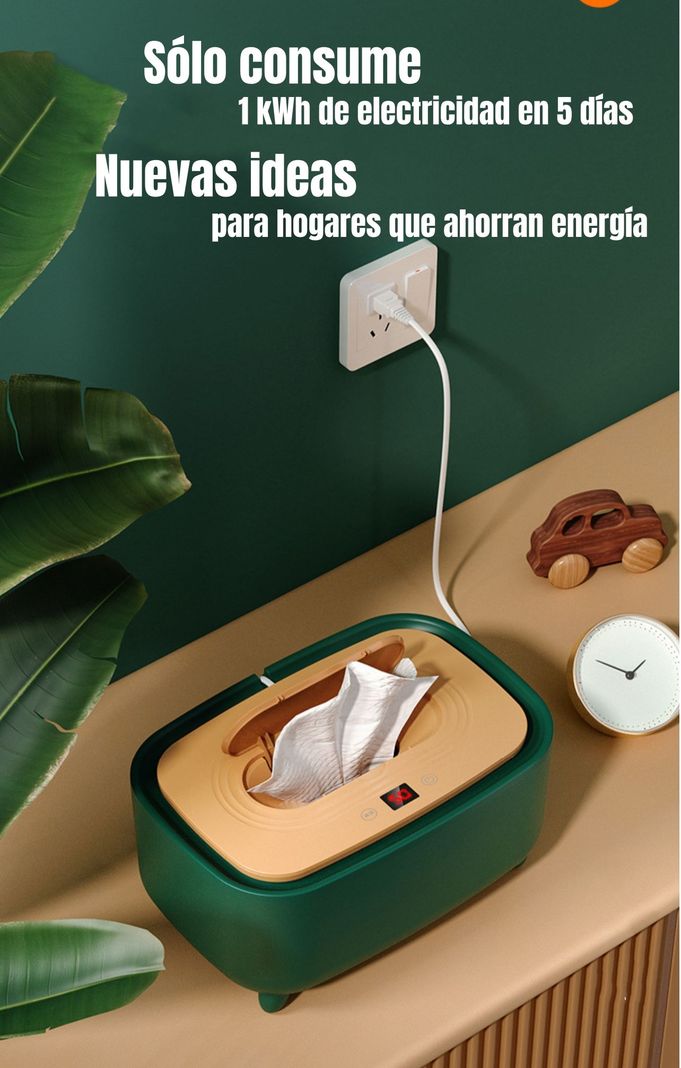 Calentador De Toallas Húmedas Wipes Blanco By LuBabycas-5