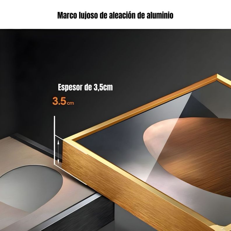 Set De 2 Cuadros Decorativos Marcos de Aluminio LuBabycas-3