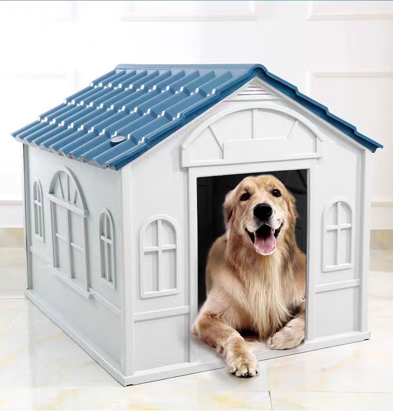 Casa De Perro Mascota Exterior Grande 98cm Roja By LuBabycas-4