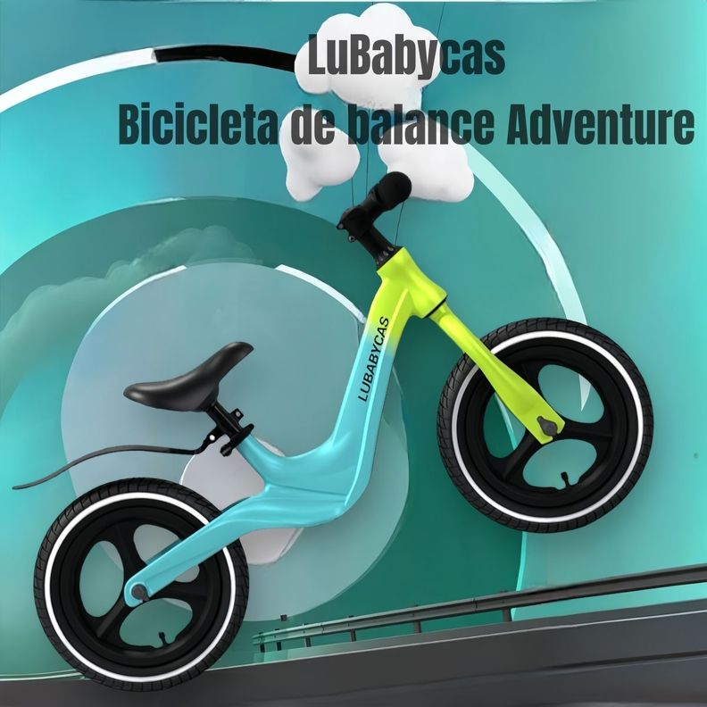 Bicicleta Equilibrio Últra Resistente LuBabycas Verde-1