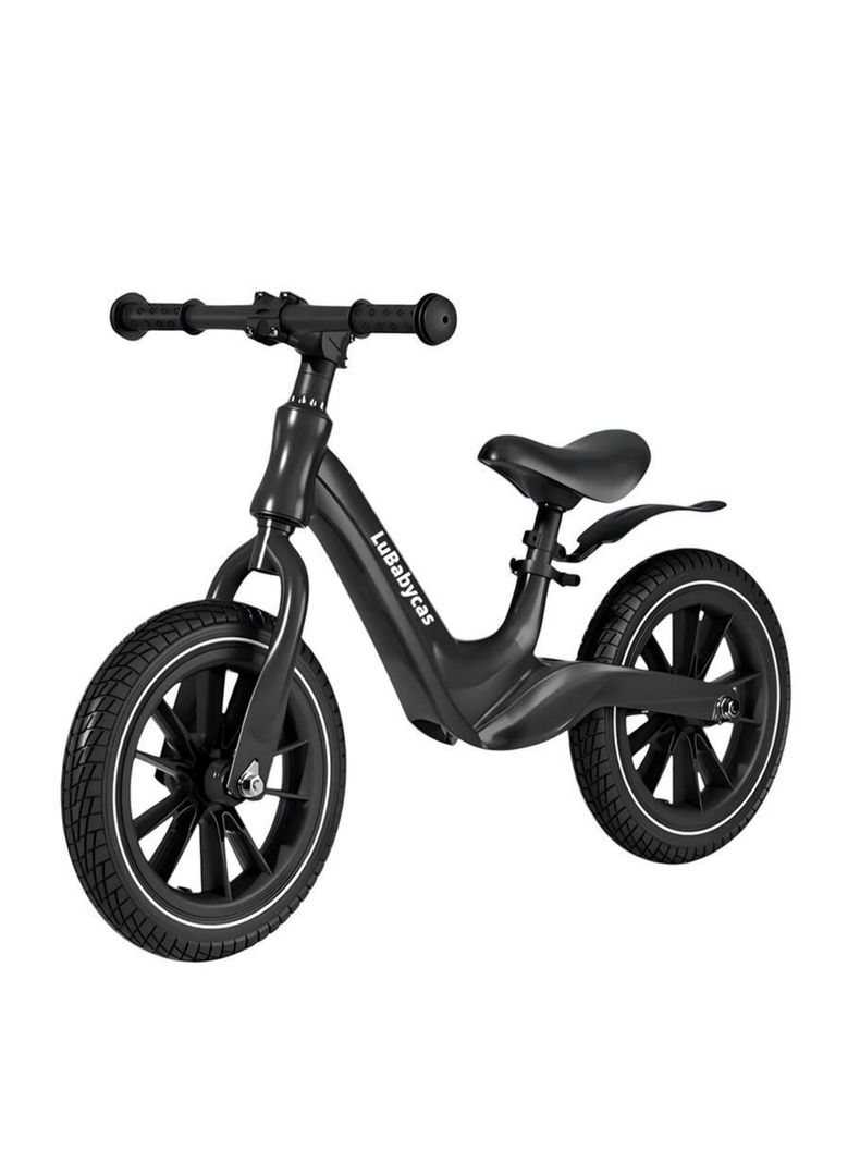 Bicicleta De Equilibrio 3-8 Años Aro 14 Negra LuBabycas-0