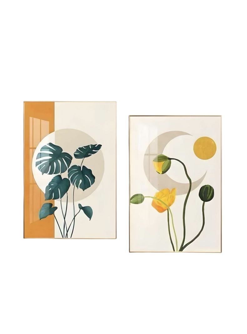 Set De 2 Cuadros Decorativos Marcos de Aluminio By LuBabycas-0