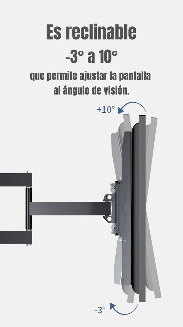 Soporte TV Ajustable Doble Brazo 40'' A 75'' By LuBabycas-3