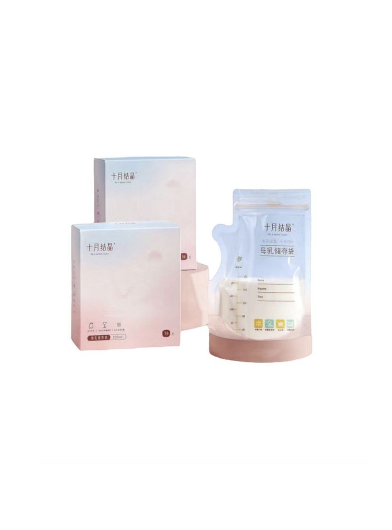 Bolsa Para Leche Maternal 72 Unidades Y 1 Plumón Lubabycas-0