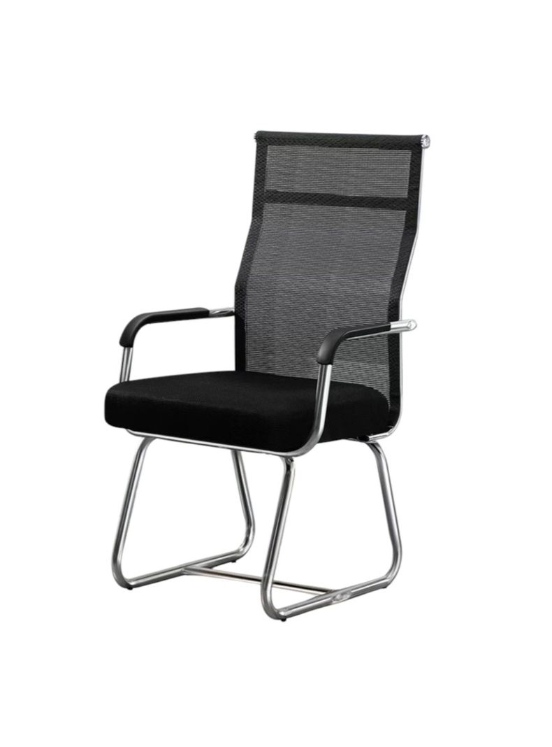 Silla De Escritorio Respaldo Alto Path Negra Negro