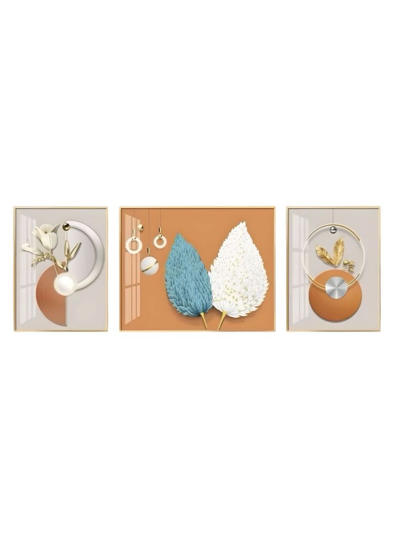 Set De 3 Cuadros Decorativos Marcos Aluminio By LuBabycas-0