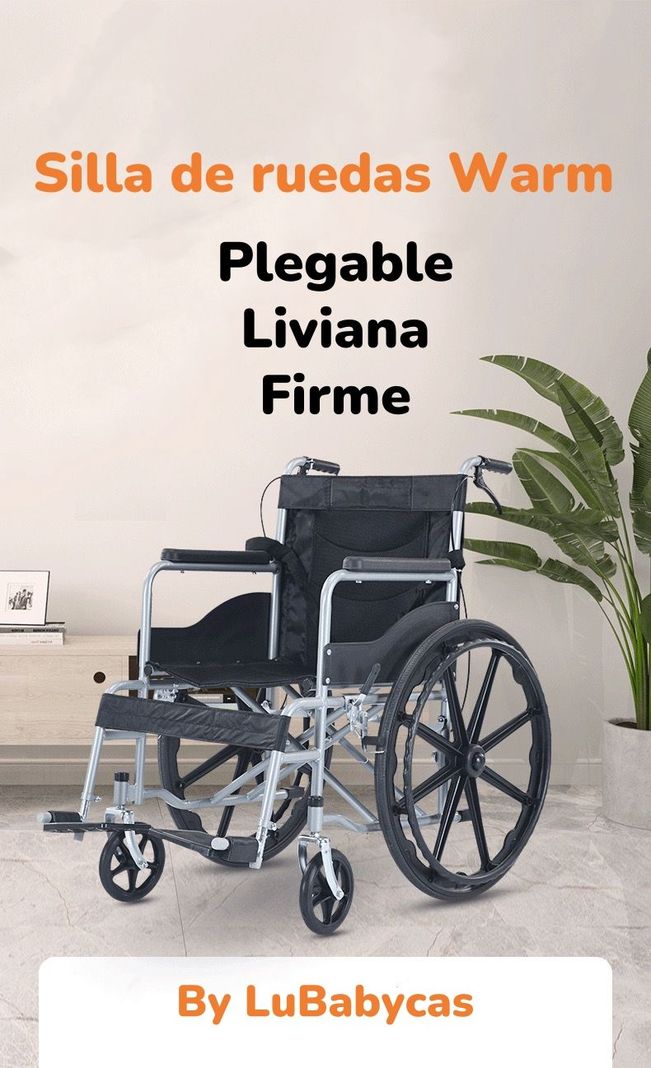 Silla De Ruedas Plegable Viene Armada Warm By LuBabycas-1