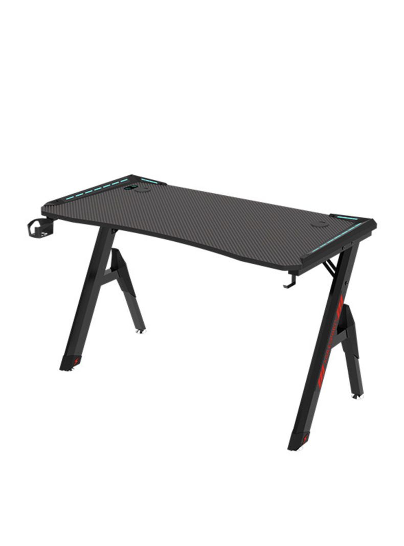 Escritorio Gamer Con Luces 140x60x73cm Negro By LuBabycas-0