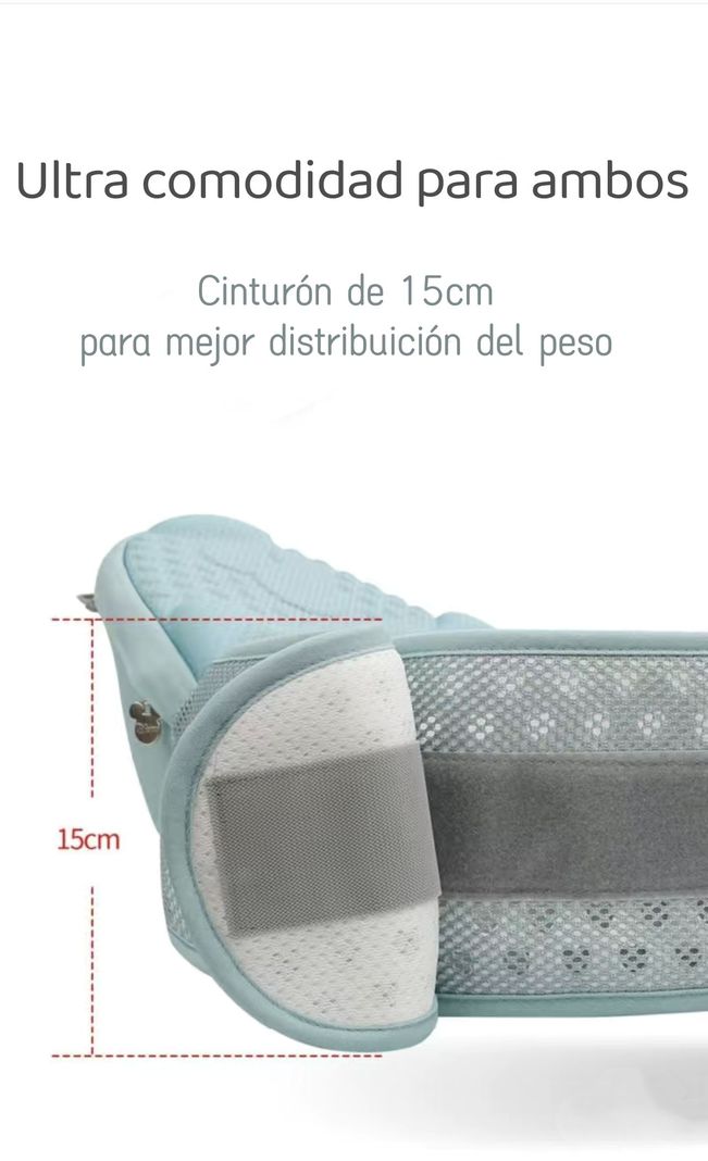 Portabebé Ergonomico 6 En 1 Gris By Lubabycas-3