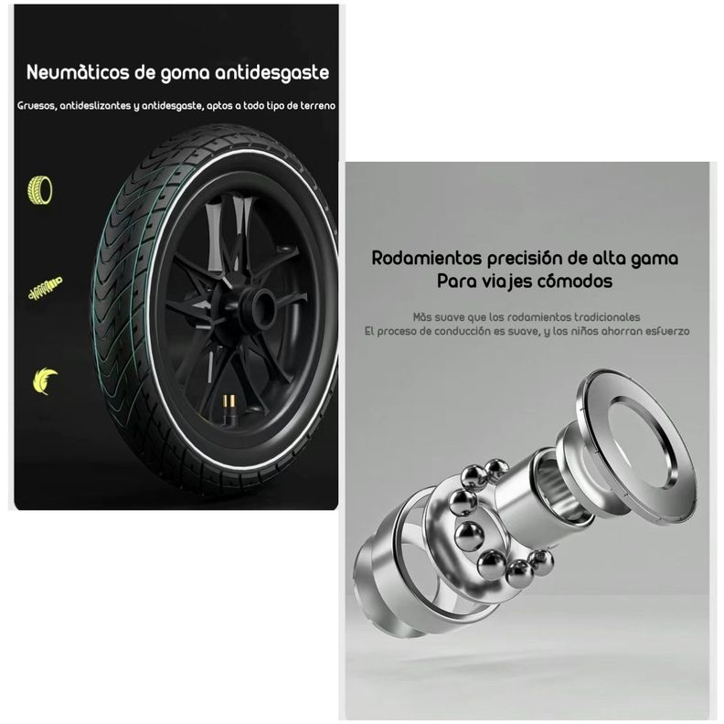 Bicicleta De Equilibrio 3-8 Años Aro 14 Rosada LuBabycas-5