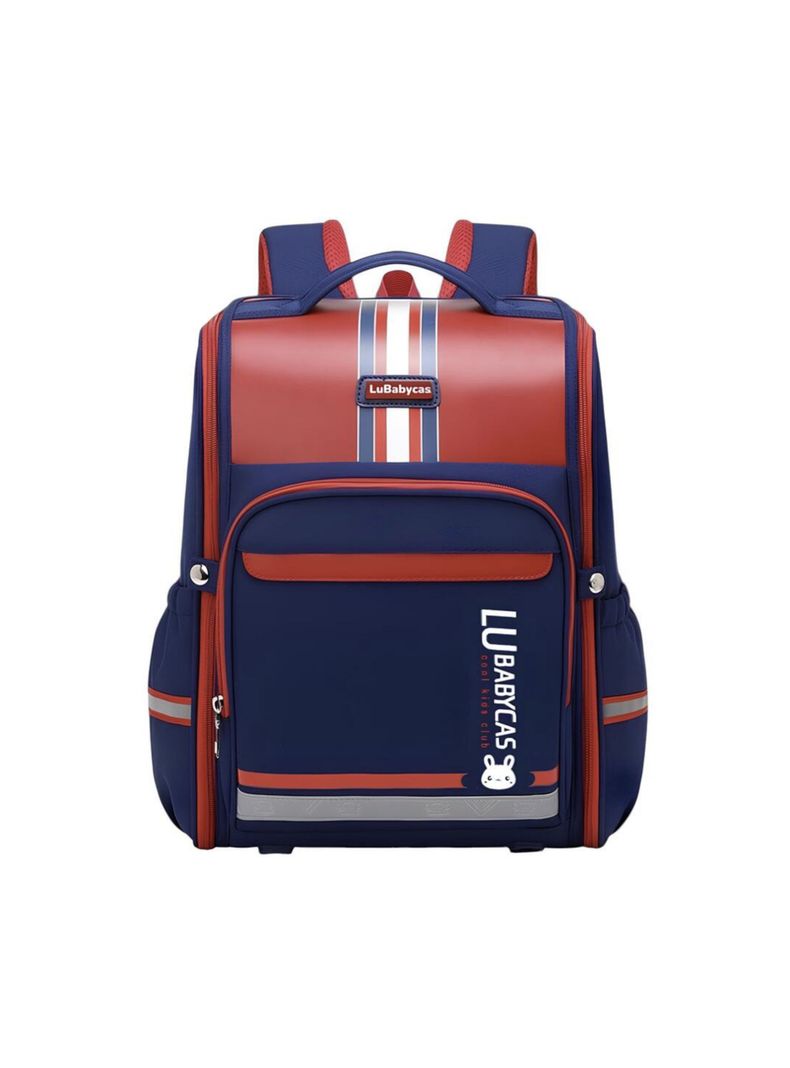 Mochila Escolar Infantil Impermeable King Roja LuBabycas Rojo