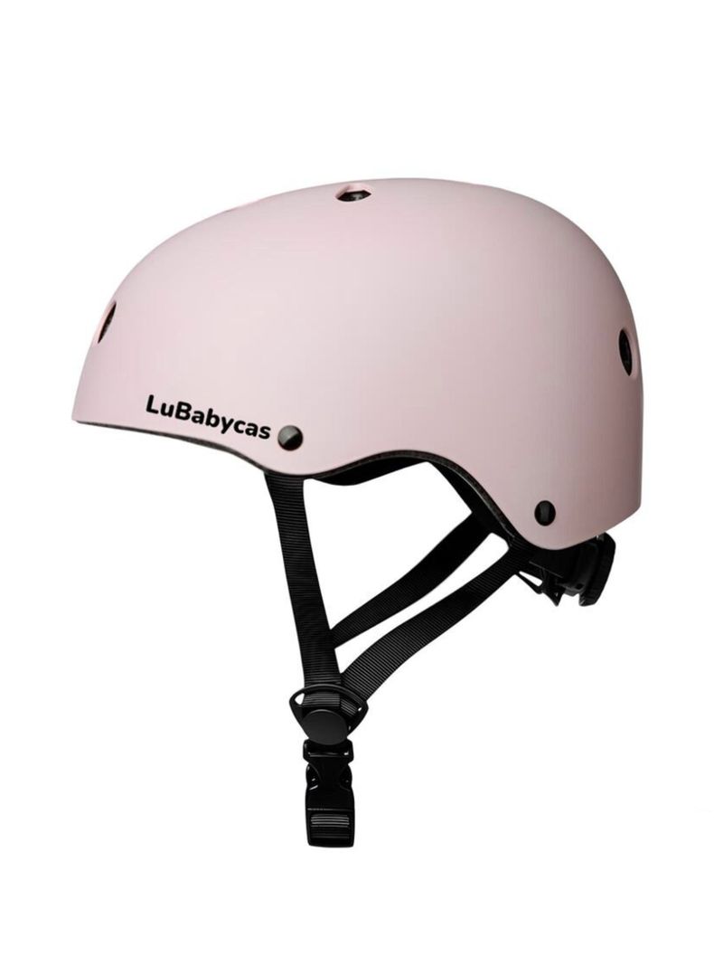 Casco Infantil Bicicleta Regulable Fantasy Rosado LuBabycas-0