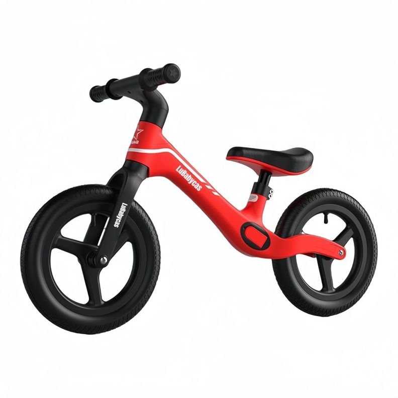 Bicicleta de Equilibrio 2-6 Años Aro 12 LuBabycas Roja-0