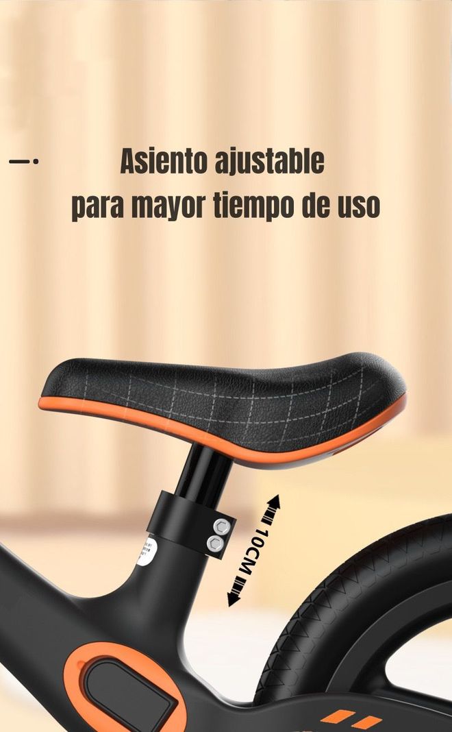 Bicicleta de Equilibrio 2-6 Años Aro 12 LuBabycas Roja-5