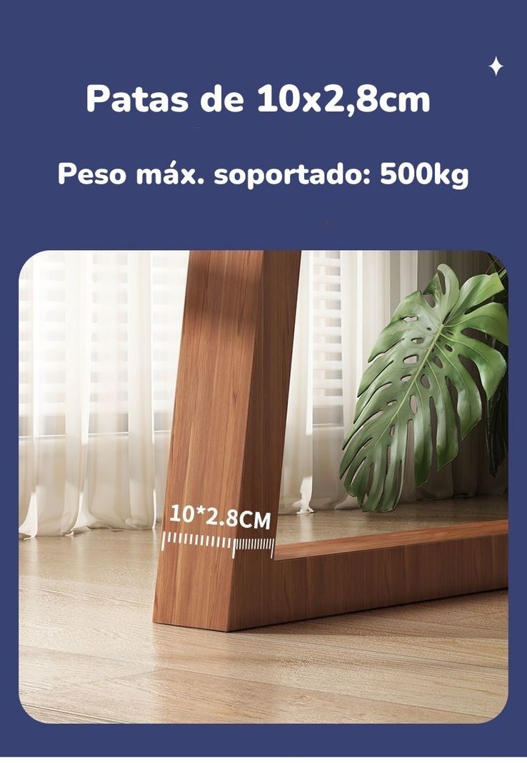 Comedor De Madera West 160x80x75CM By LuBabycas-4
