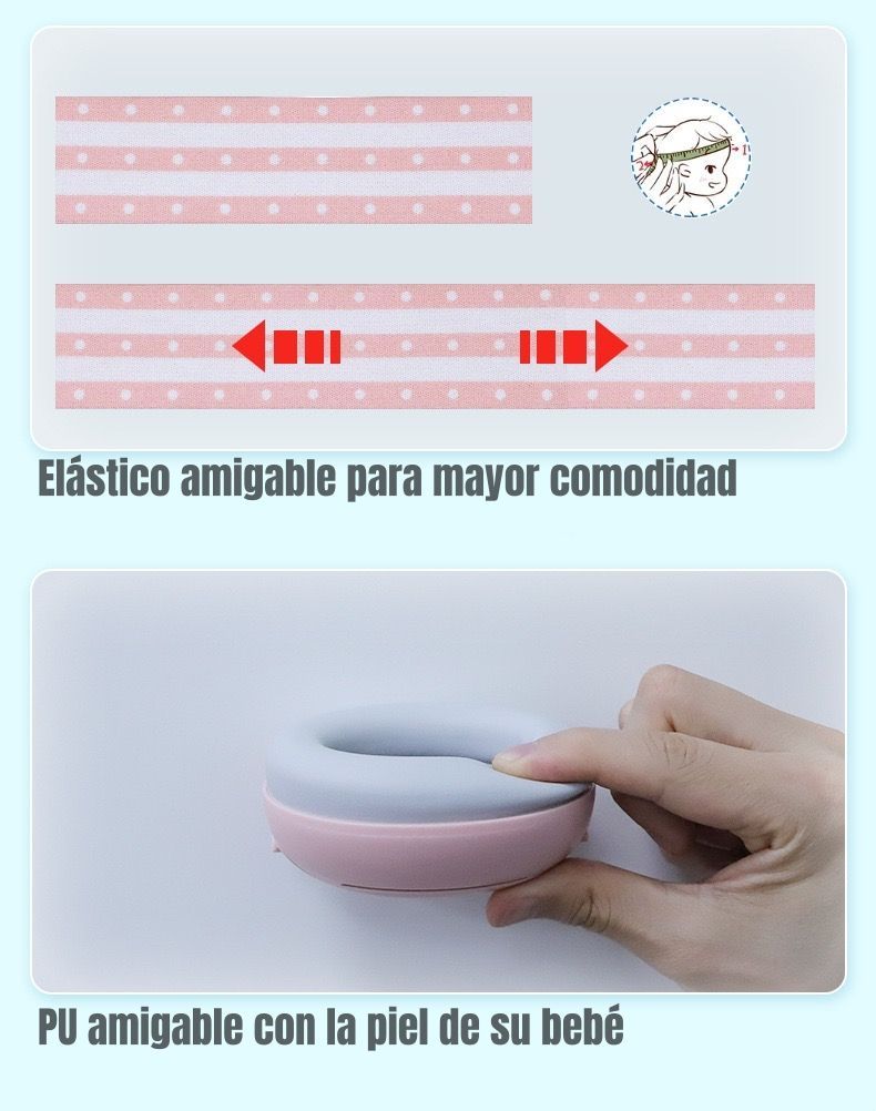 Orejeras Antiruido Auriculares Protectores Bebés Rosado-6