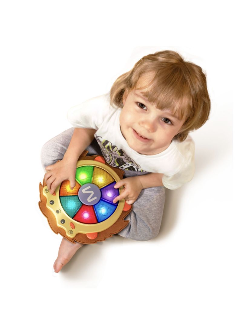Juguete Sensorial Musical Con Luces 0-6 Anos TM139 LuBabycas Naranjo