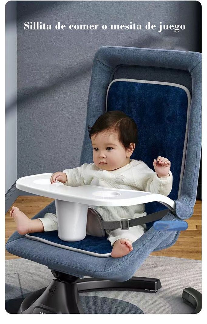Mecedora Eléctrica Reclinable Bluetooth Lubabycas Osito-6