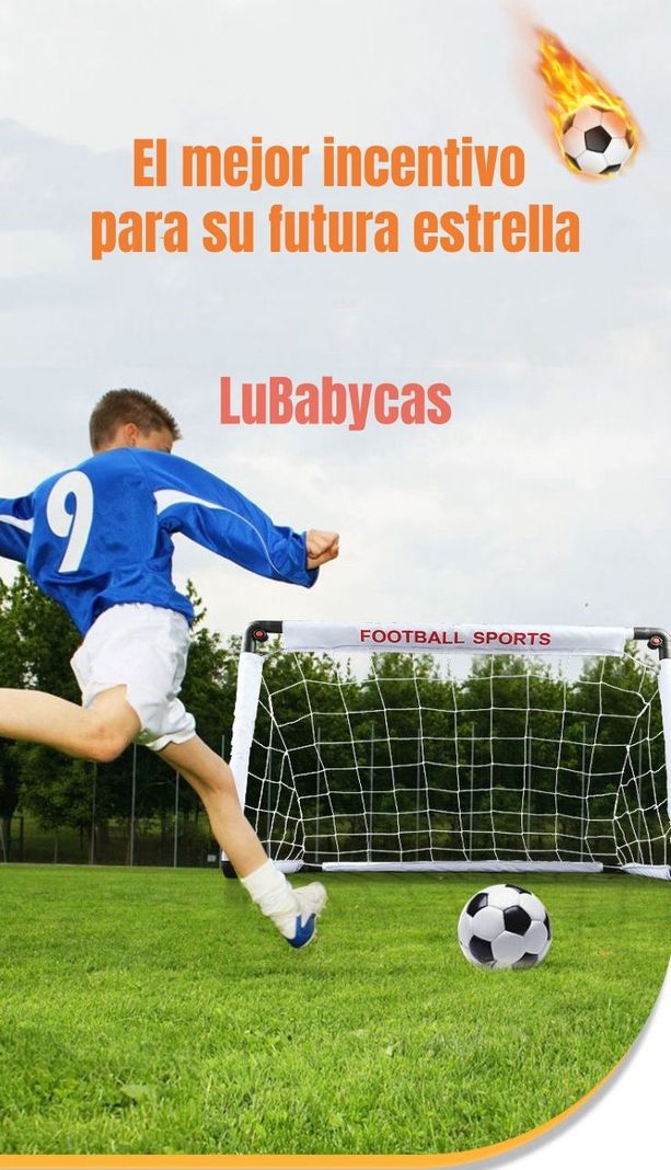 Arco de Fútbol 120x80cm Con Bolso de Transporte LuBabycas-1