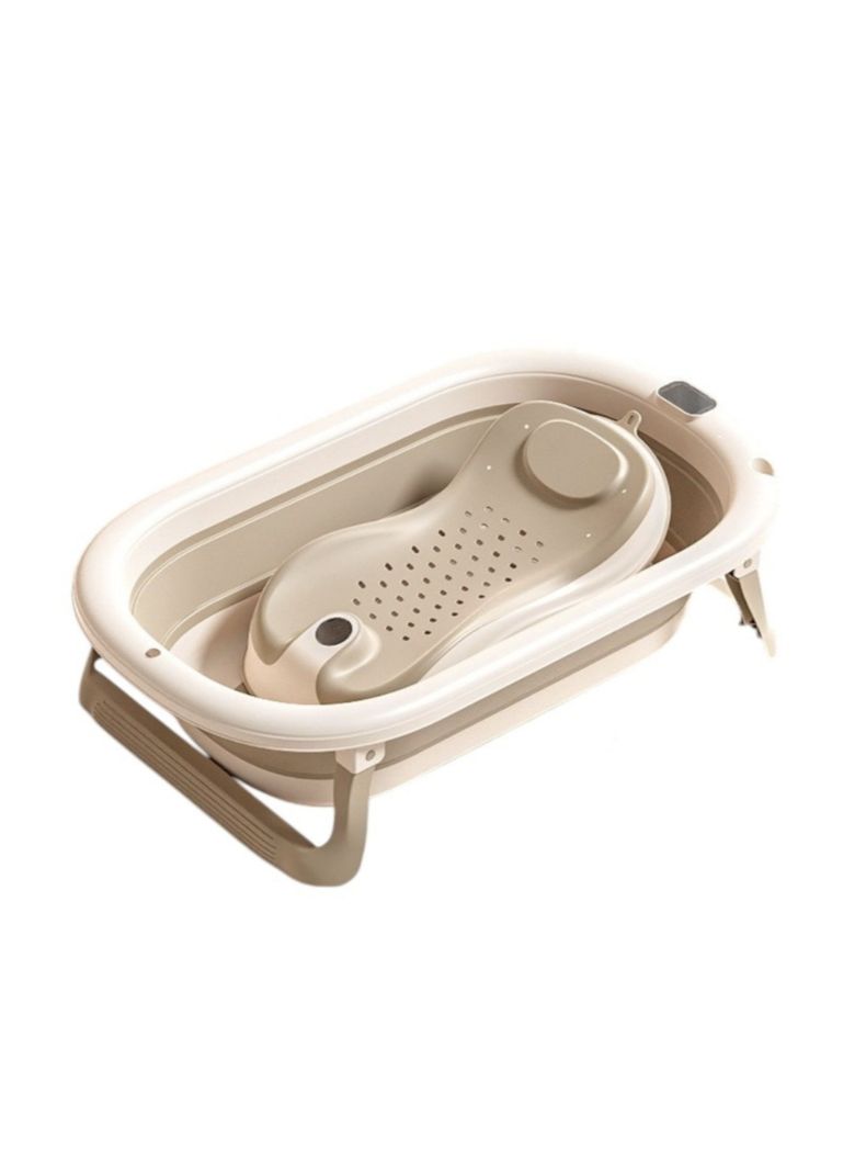 Bañera Con Respaldo De Ducha Comfort Café LuBabycas-0