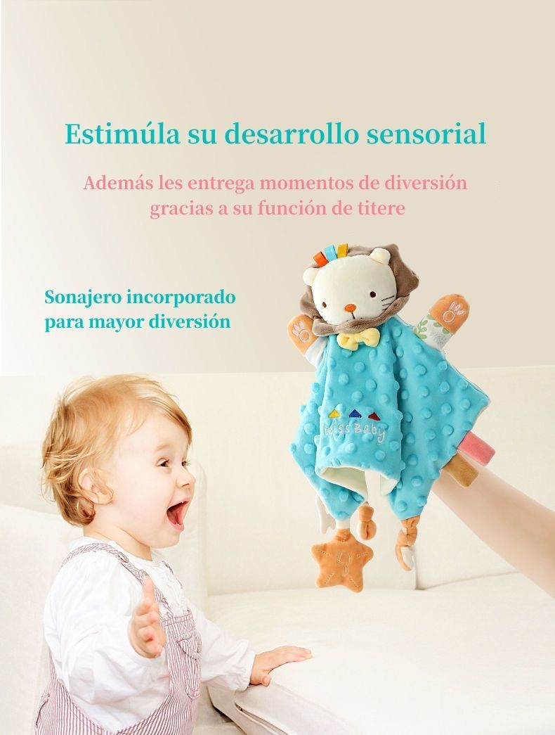 Peluche De Apego Sensorial Algodón Bella Lubabycas-2