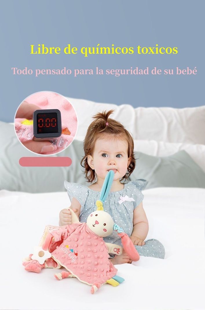 Peluche De Apego Sensorial Algodón Bella Lubabycas-4