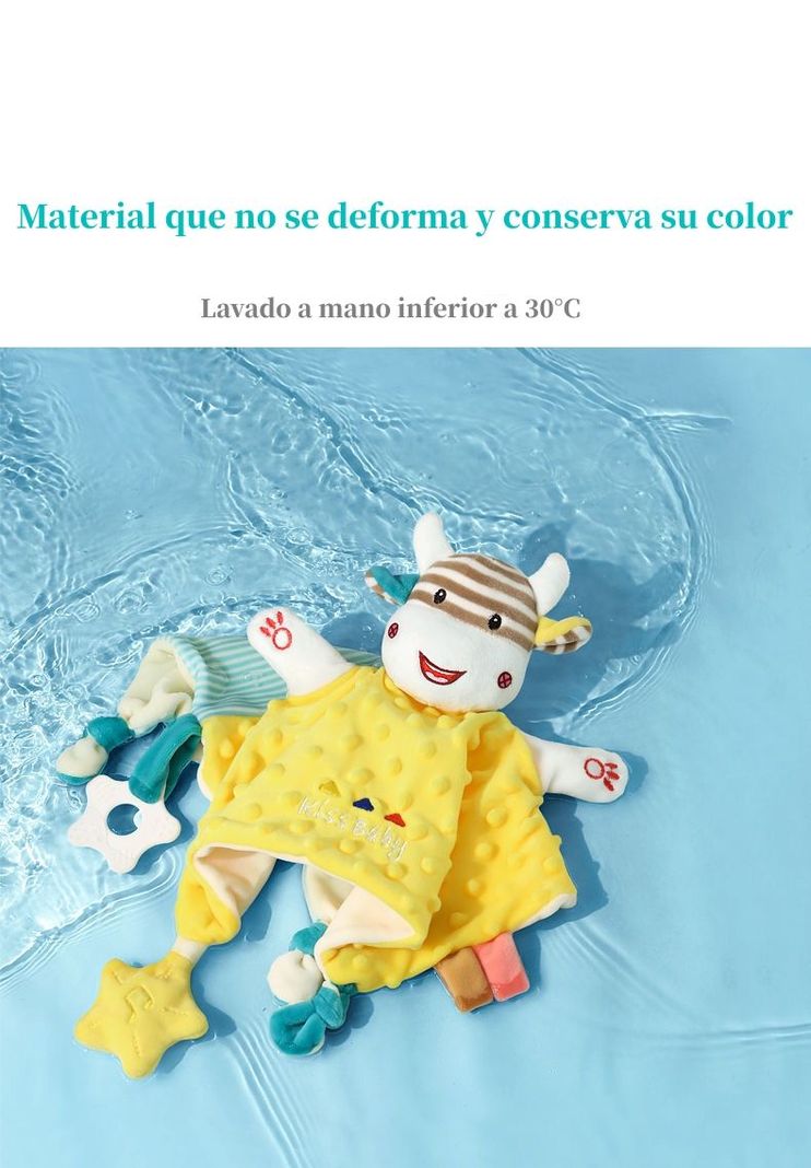 Peluche De Apego Sensorial Algodón Bella Lubabycas-5