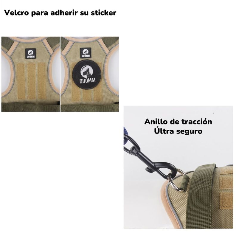 Arnés Para Perro Ajustable Con Correa Reflectantes Mimi M-4