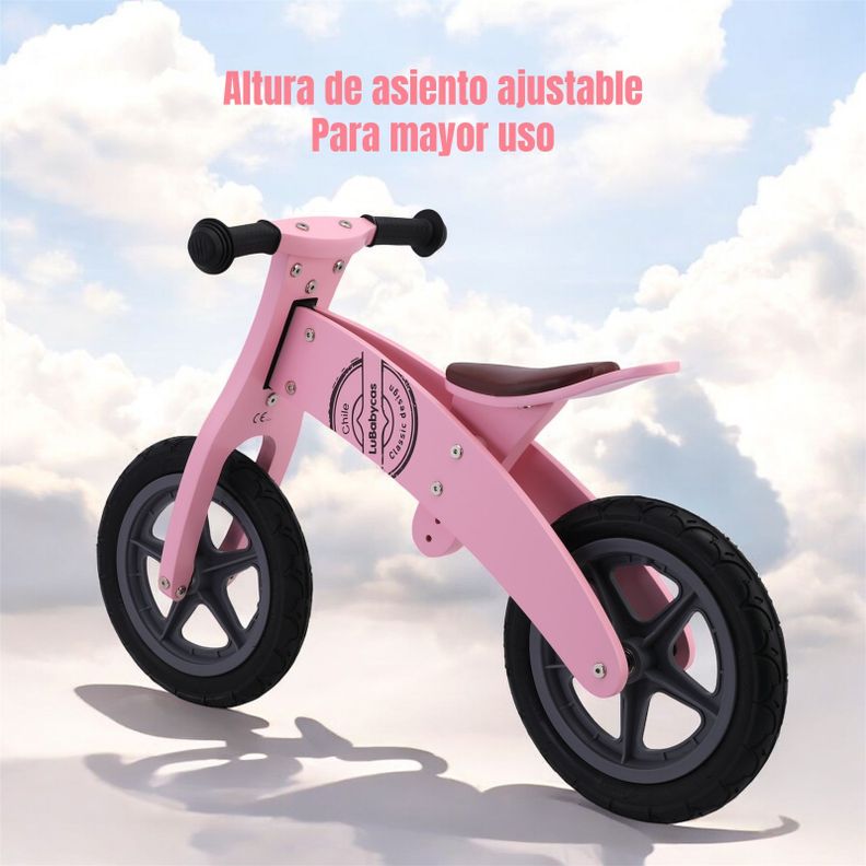 Bicicleta de Equilibrio Madera Wood LuBabycas-2