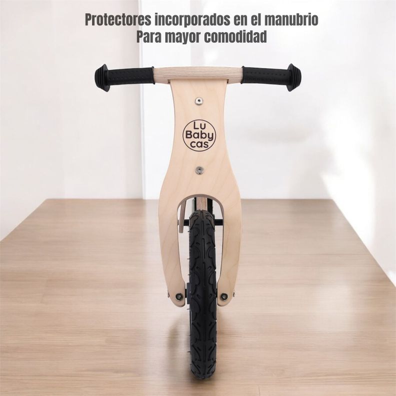 Bicicleta de Equilibrio Madera Wood LuBabycas-4