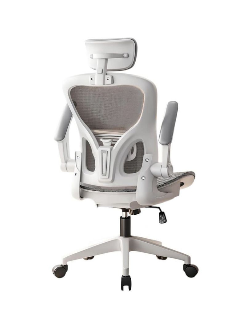 Silla De Escritorio Gris Con Apoya Cabeza W901 By LuBabycas-0