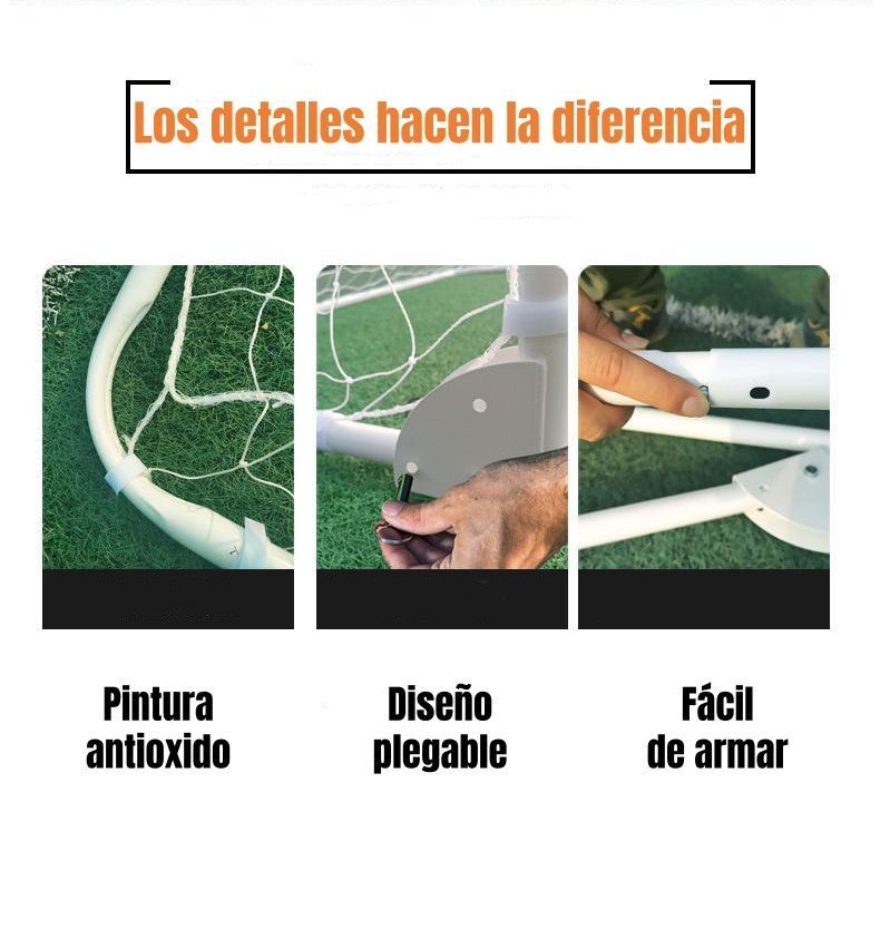 Arco De Fútbol 183x91cm Con Bolso De Transporte LuBabycas-2