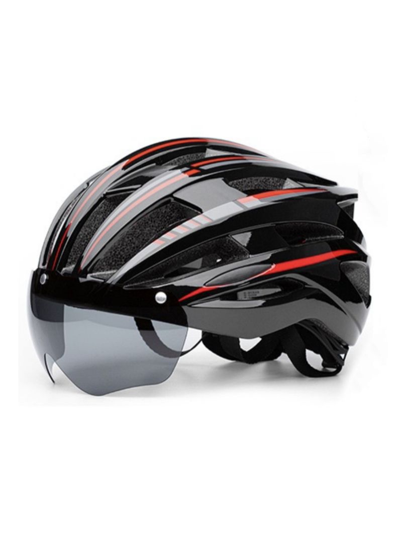 Casco Bicicleta Con Mica Facial Magnética LuBabycas-0