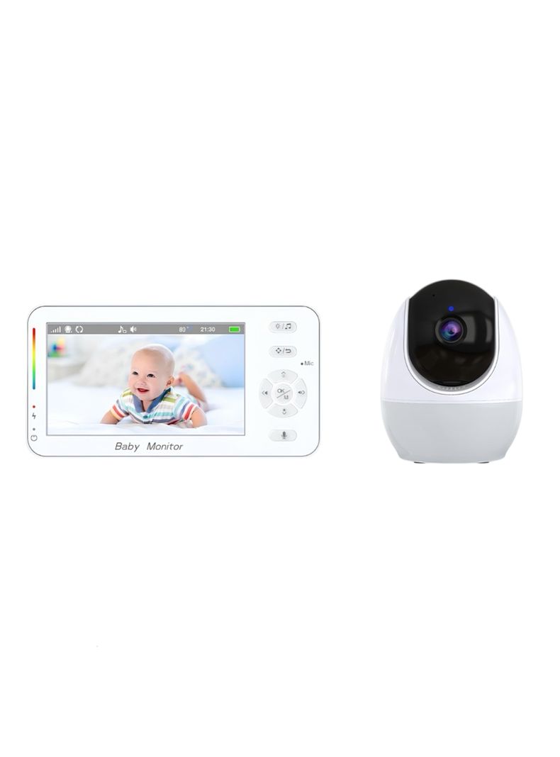 Cámara Monitor LuBabycas Con APP Luz 4,3″1080P ABM206