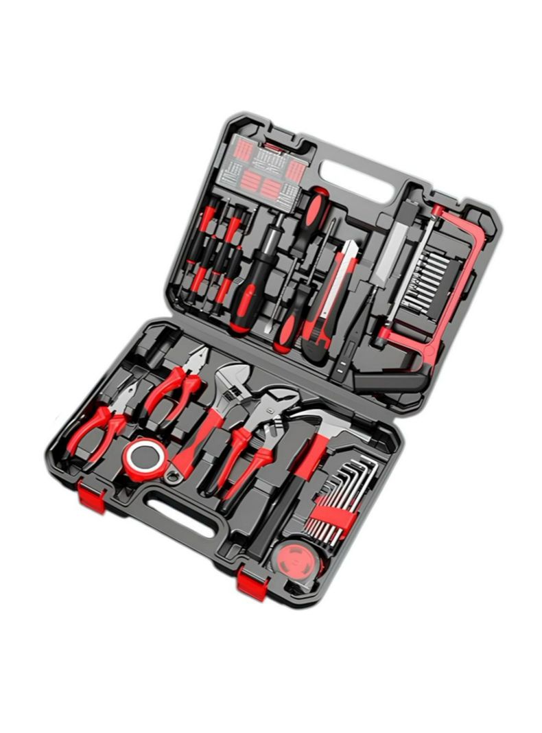 Set Herramientas 50 Piezas 18 Tipos Con Caja Fix Antule Negro