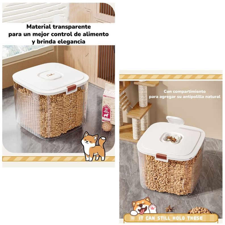 Contenedor De Alimentos Para Mascotas 30KG By LuBabycas-5