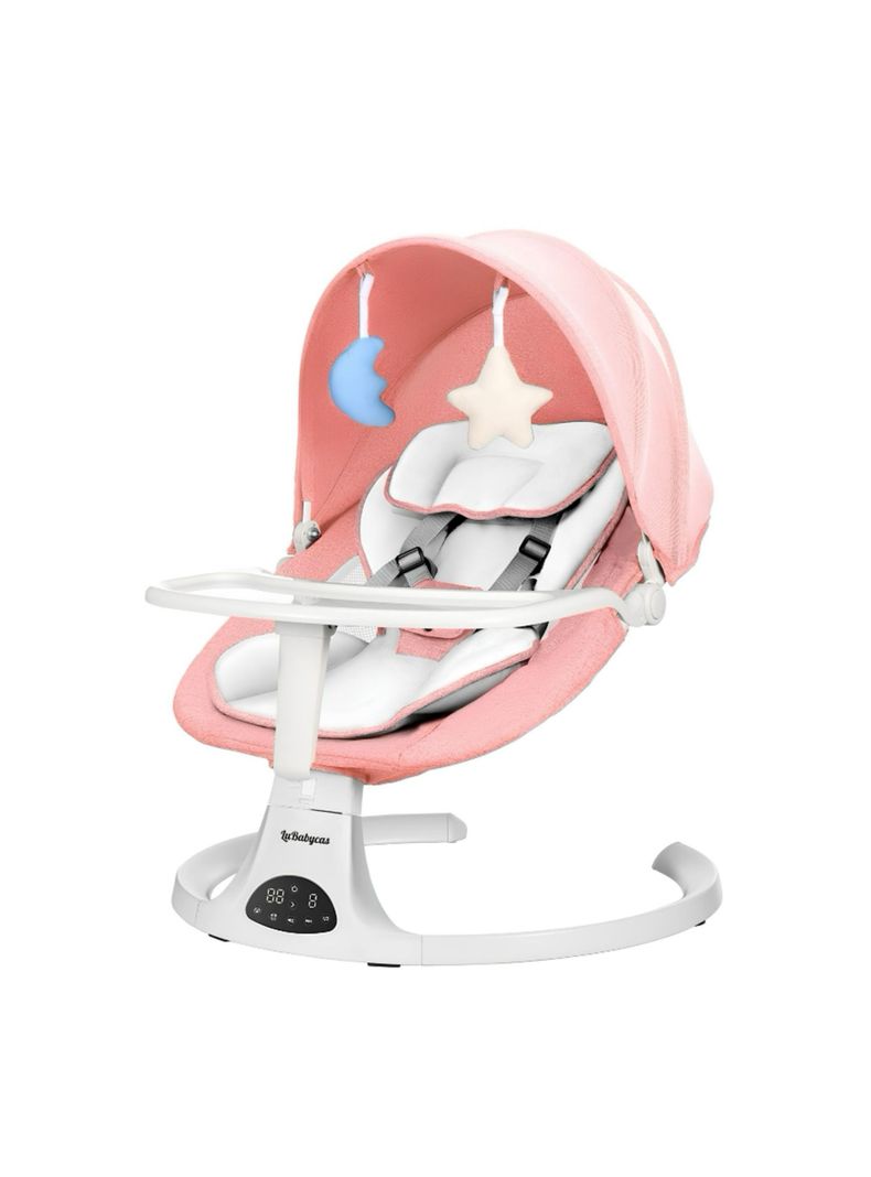 Mecedora Electrica 2 En 1 Bluetooth Yoya Rosada LuBabycas Rosado